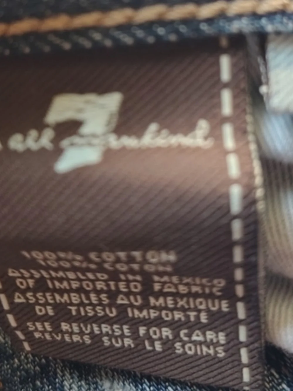 7 For All Mankind "A" Pocket Men's Bootcut Medium Wash Jeans 34 x 32 NWOT - Picture 10 of 10